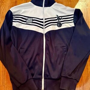 Admiral Men's Navy & White Full-Zip Track Performance Jacket